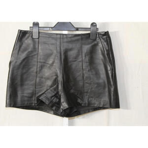 Judith & Charles Black Leather Shorts sz. 4